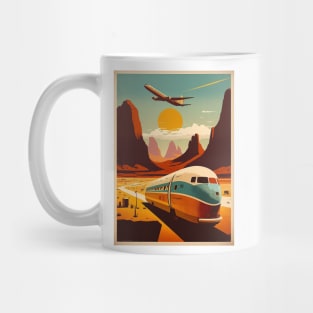 Arizona Vintage Travel Art Poster Mug